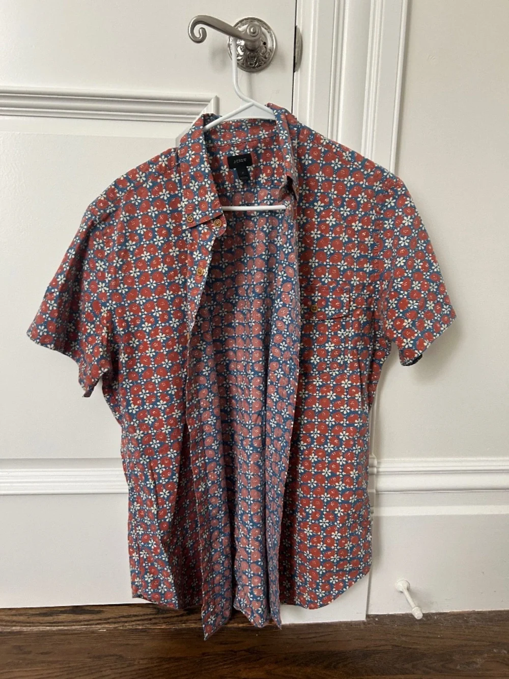 J crew short sleeved shirt
